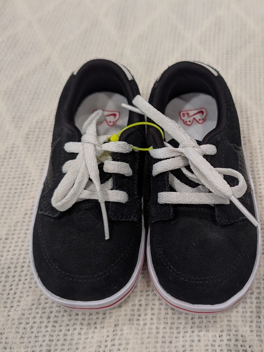 Nike Black Kids Casual Lace-Up Sneakers